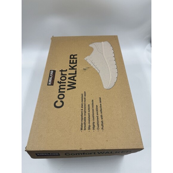 Kirkland Signature Comfort Walker Men’s White Sneakers Slip-Resistant Shoes Sz10 main image 9